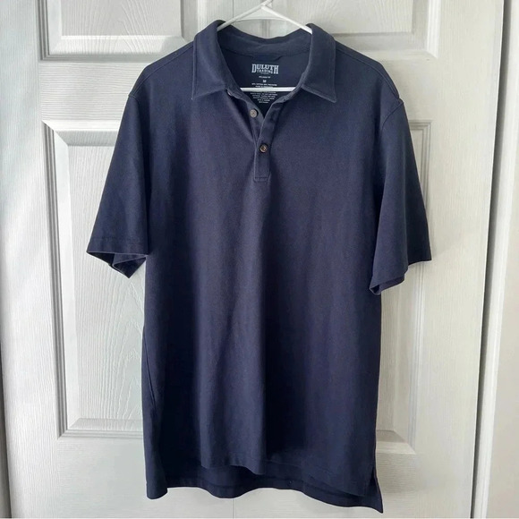 Duluth Trading Co Men's size Medium Red, Green, And Navy Collared Polo Lot of 3 - Picture 5 of 5